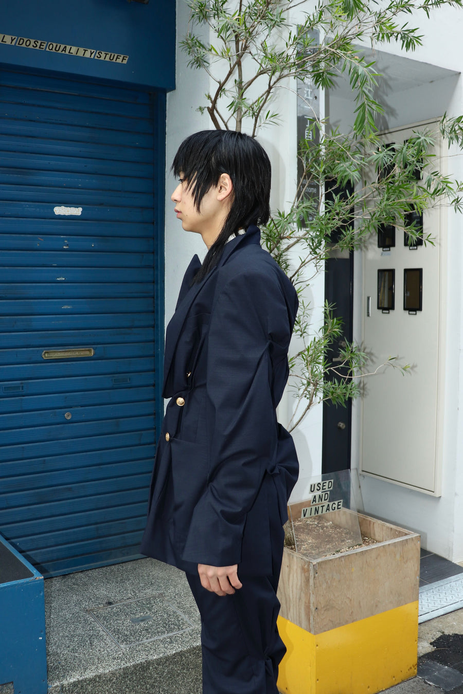 MASU  WARP BLAZER(NAVY)