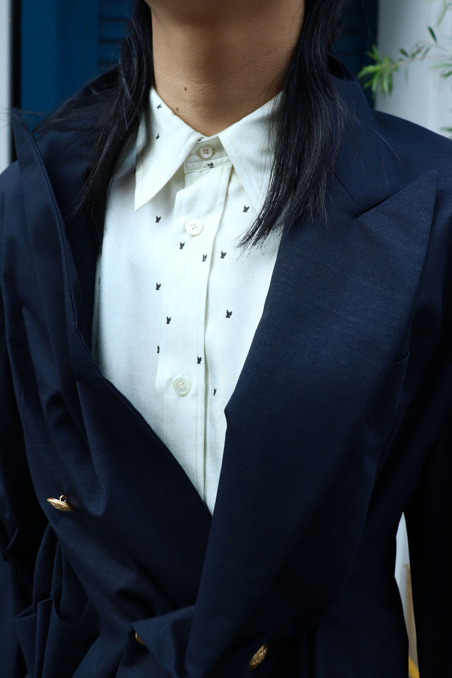 MASU  WARP BLAZER(NAVY)