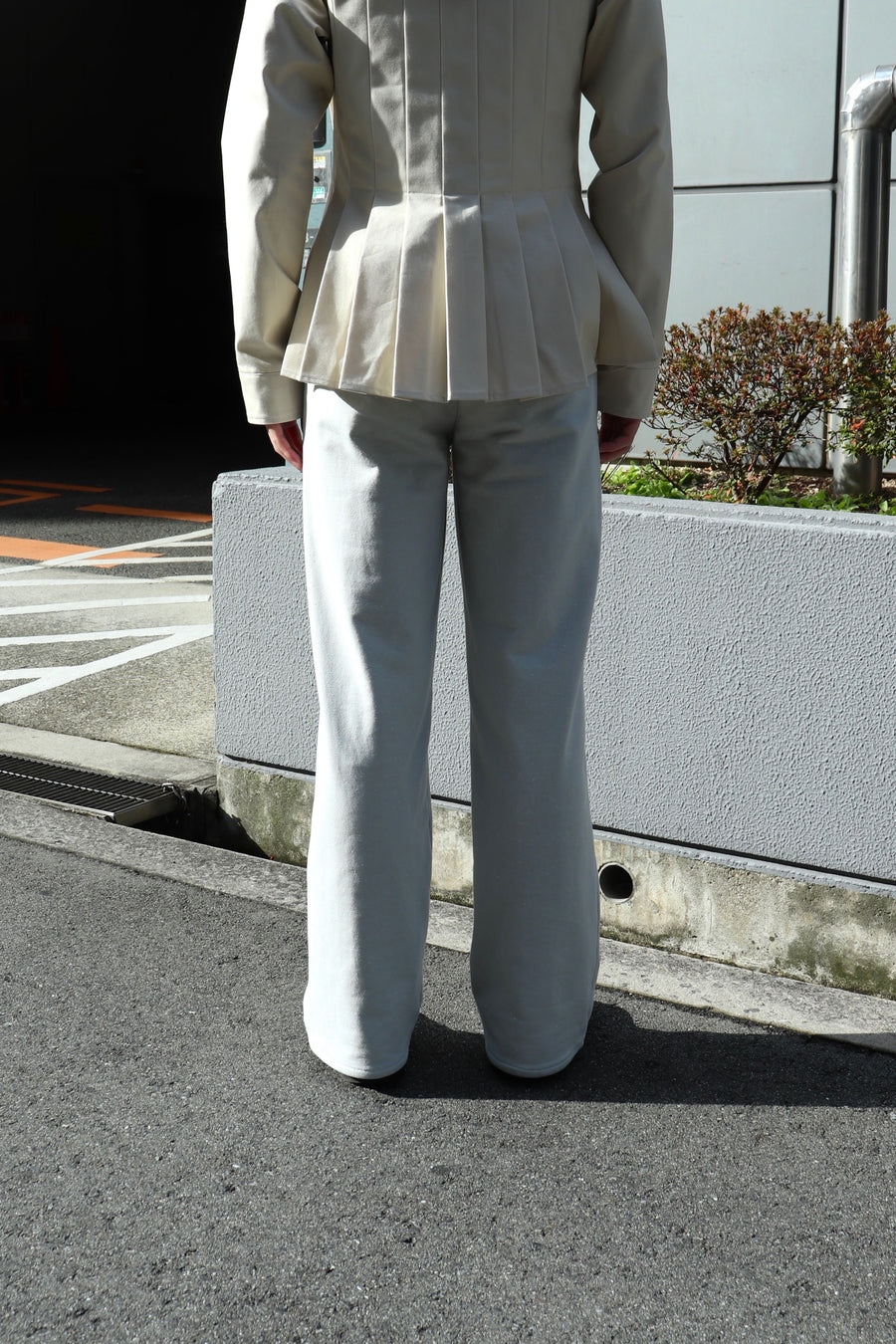 MASU  WIDE SWEAT PANTS(GRAY)