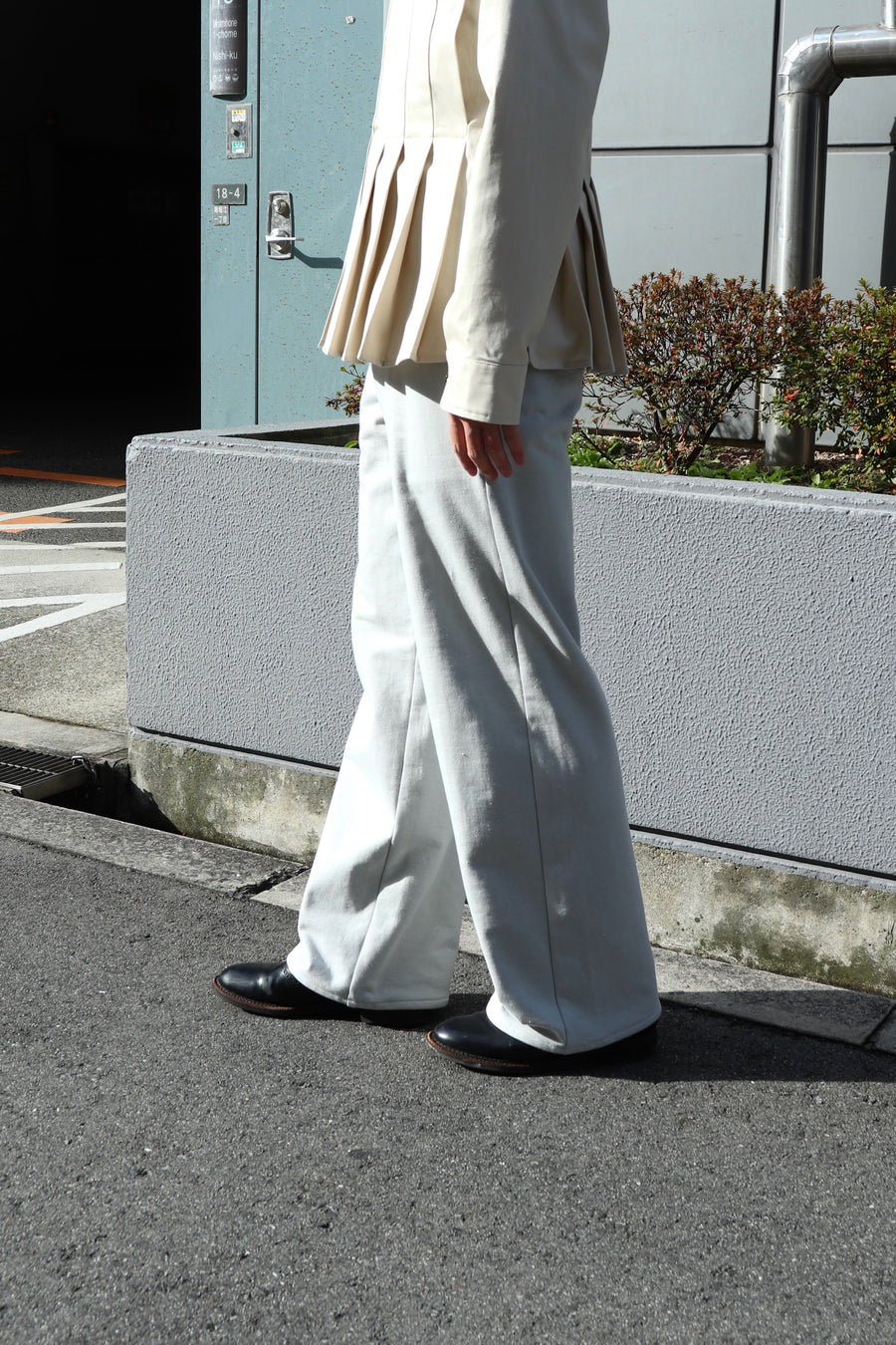 MASU  WIDE SWEAT PANTS(GRAY)