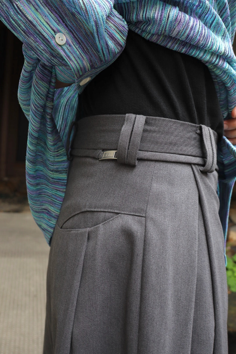 NAMESAKE  KEVIN PLEATED TROUSERS