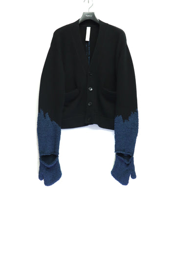 SHINYAKOZUKA  MASCOT HANDS CARDI(DAWN BLACK)