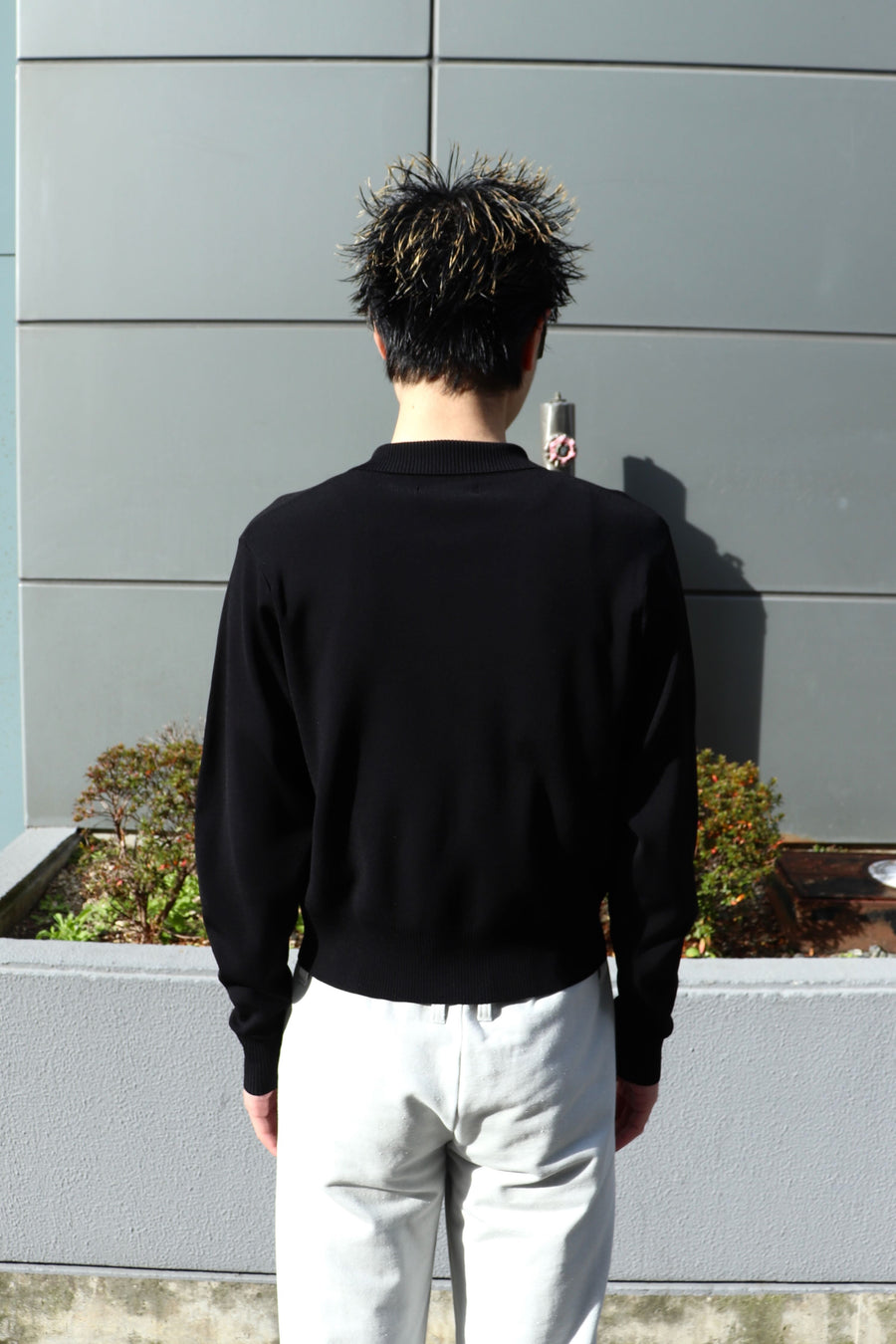 MASU  M.S. CREST CARDIGAN(BLACK)