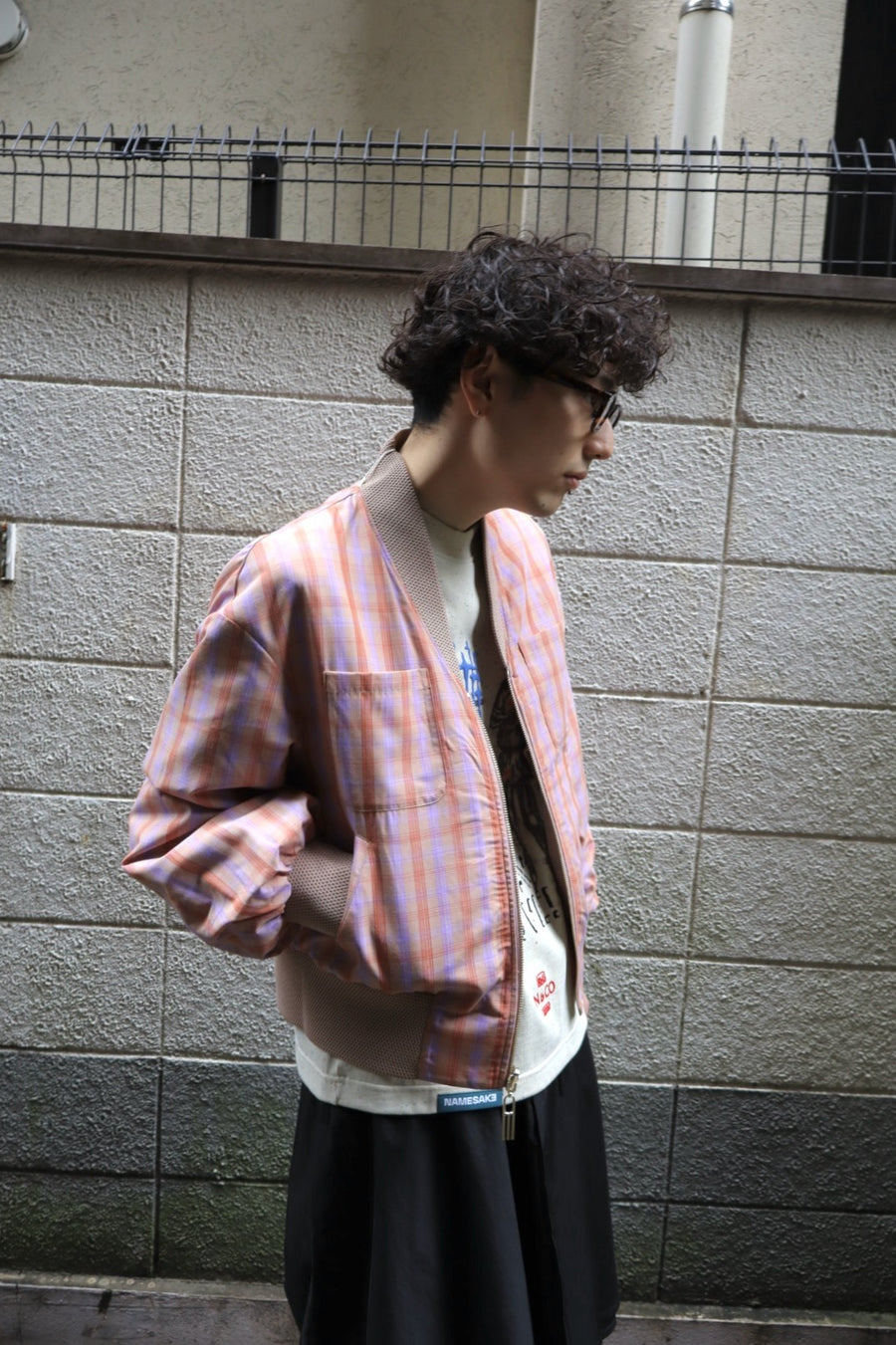 NAMESAKE  DANNY REVERSIBLE BOMBER JACKET