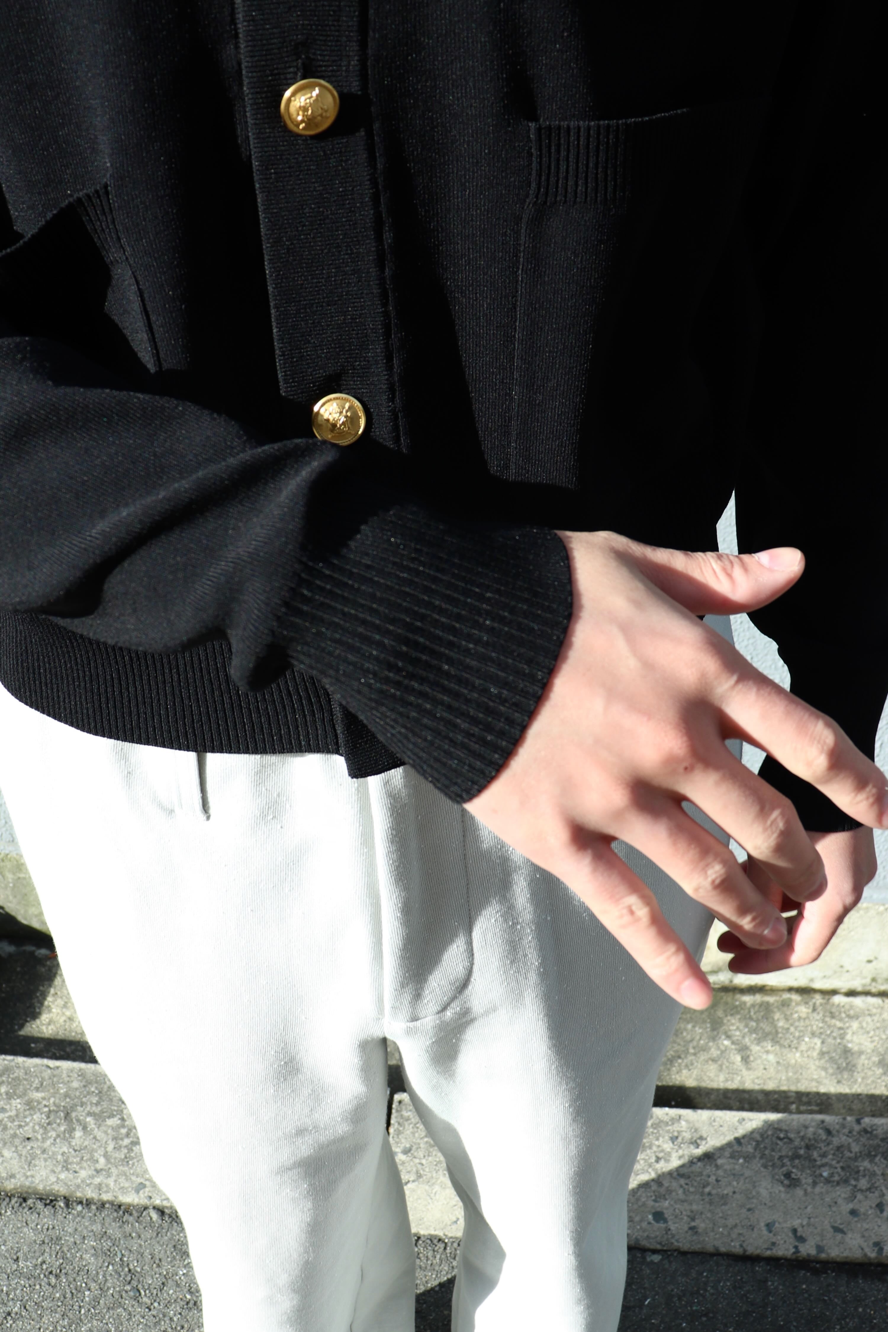 MASU(エムエーエスユー)のM.S. CREST CARDIGAN BLACKの通販