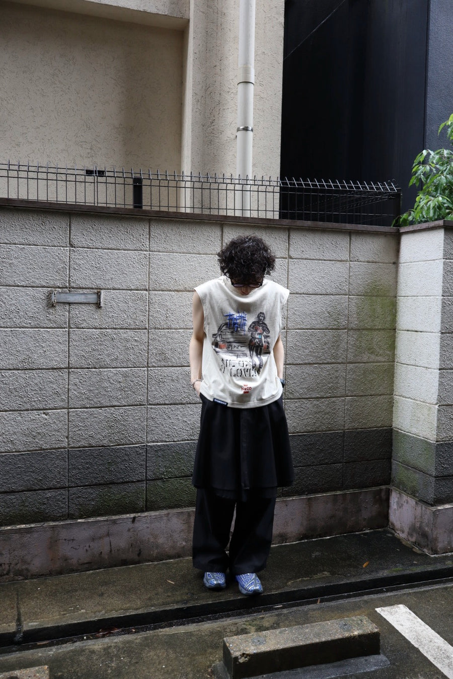 NAMESAKE  JACOB LAYERED SUITING TROUSERS