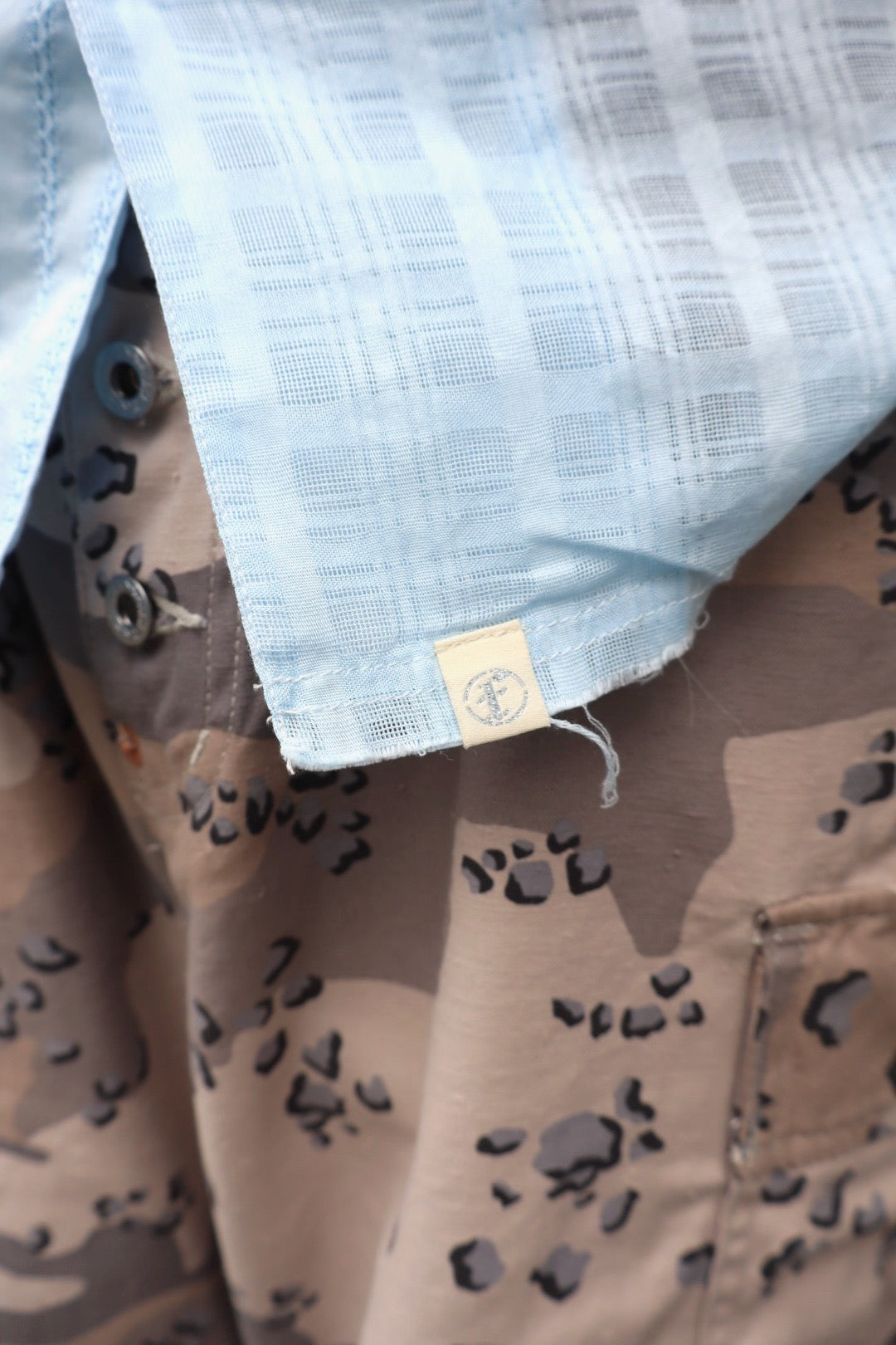 FAF(エフエーエフ)のPatch Work Shirts BLUEの通販｜PALETTE art alive