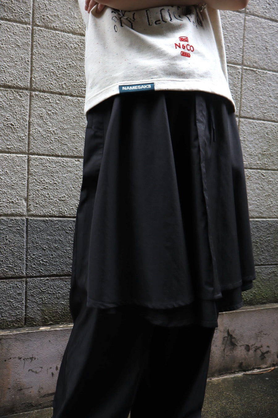 NAMESAKE  JACOB LAYERED SUITING TROUSERS