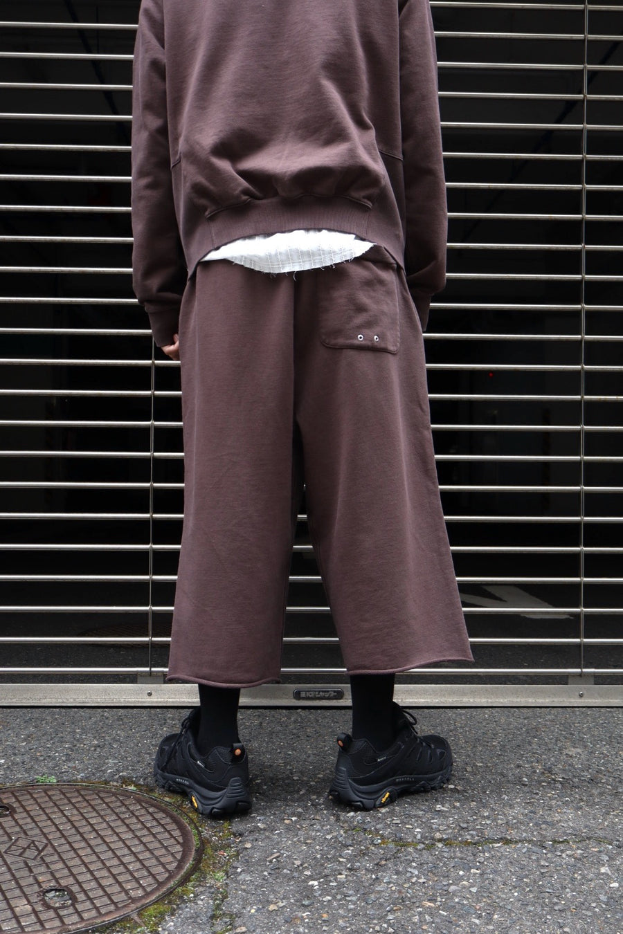 FAF(エフエーエフ)のNoctis BROWN cut off Baggy Sweat Pantsの通販