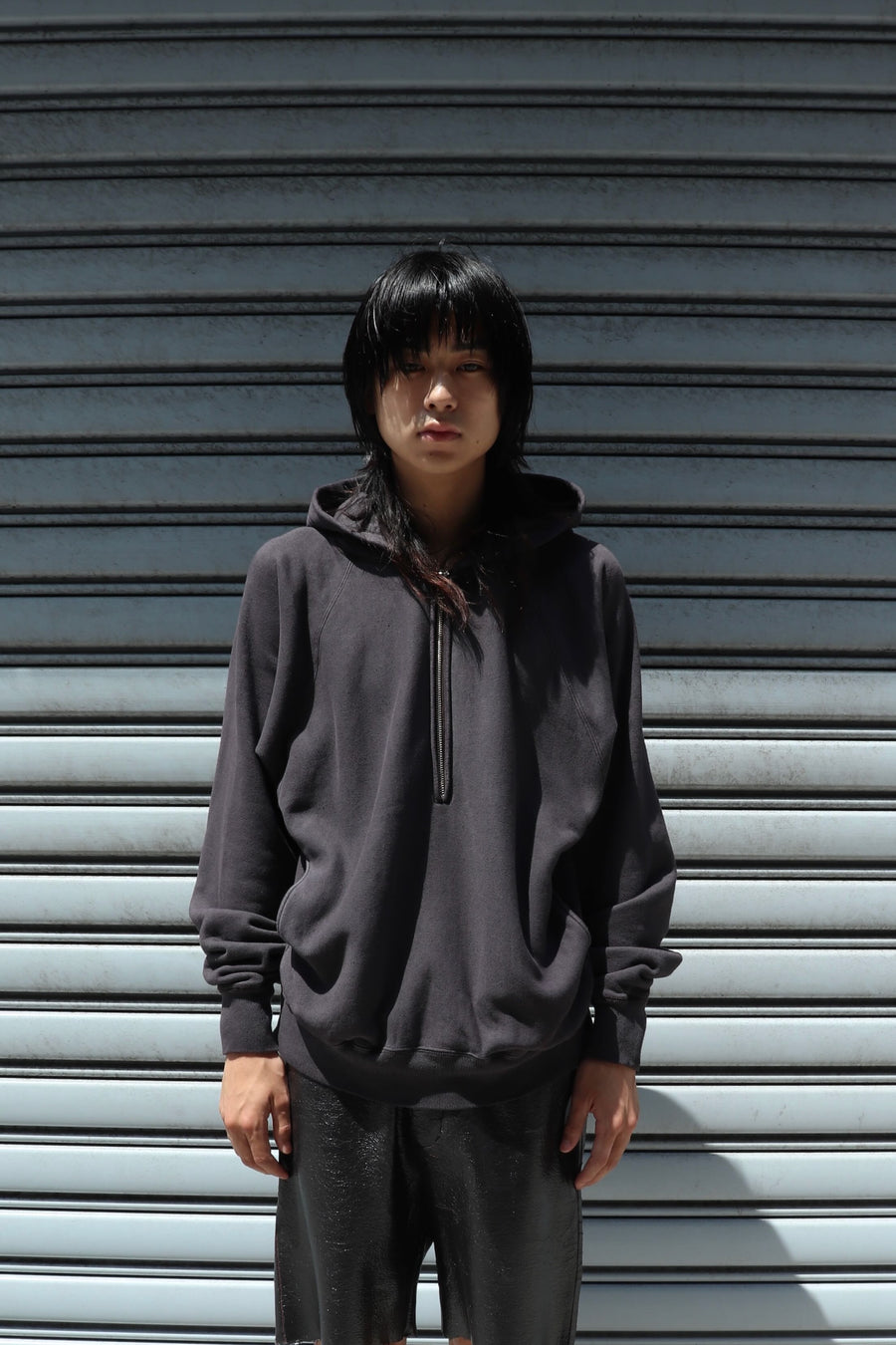 SUGARHILL  HALF ZIP HOODIE(PURPLE)