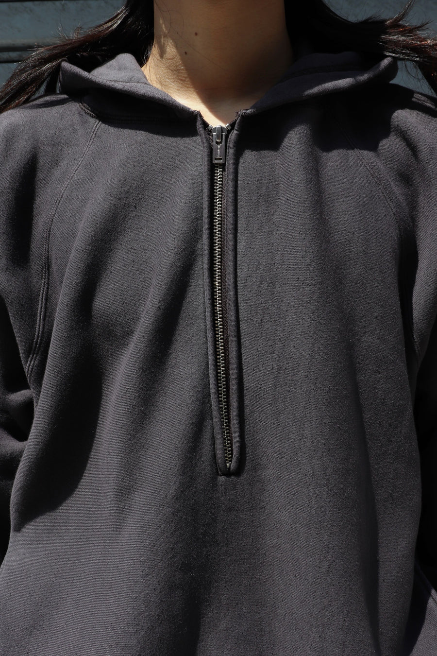 SUGARHILL  HALF ZIP HOODIE(PURPLE)