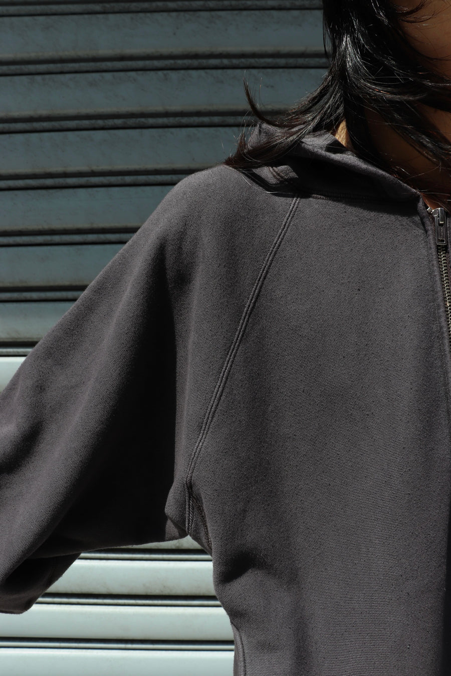 SUGARHILL  HALF ZIP HOODIE(PURPLE)