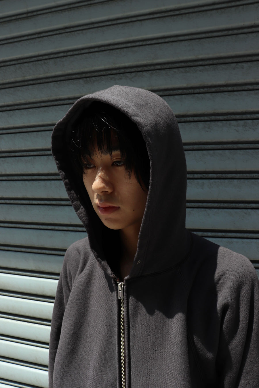 SUGARHILL  HALF ZIP HOODIE(PURPLE)