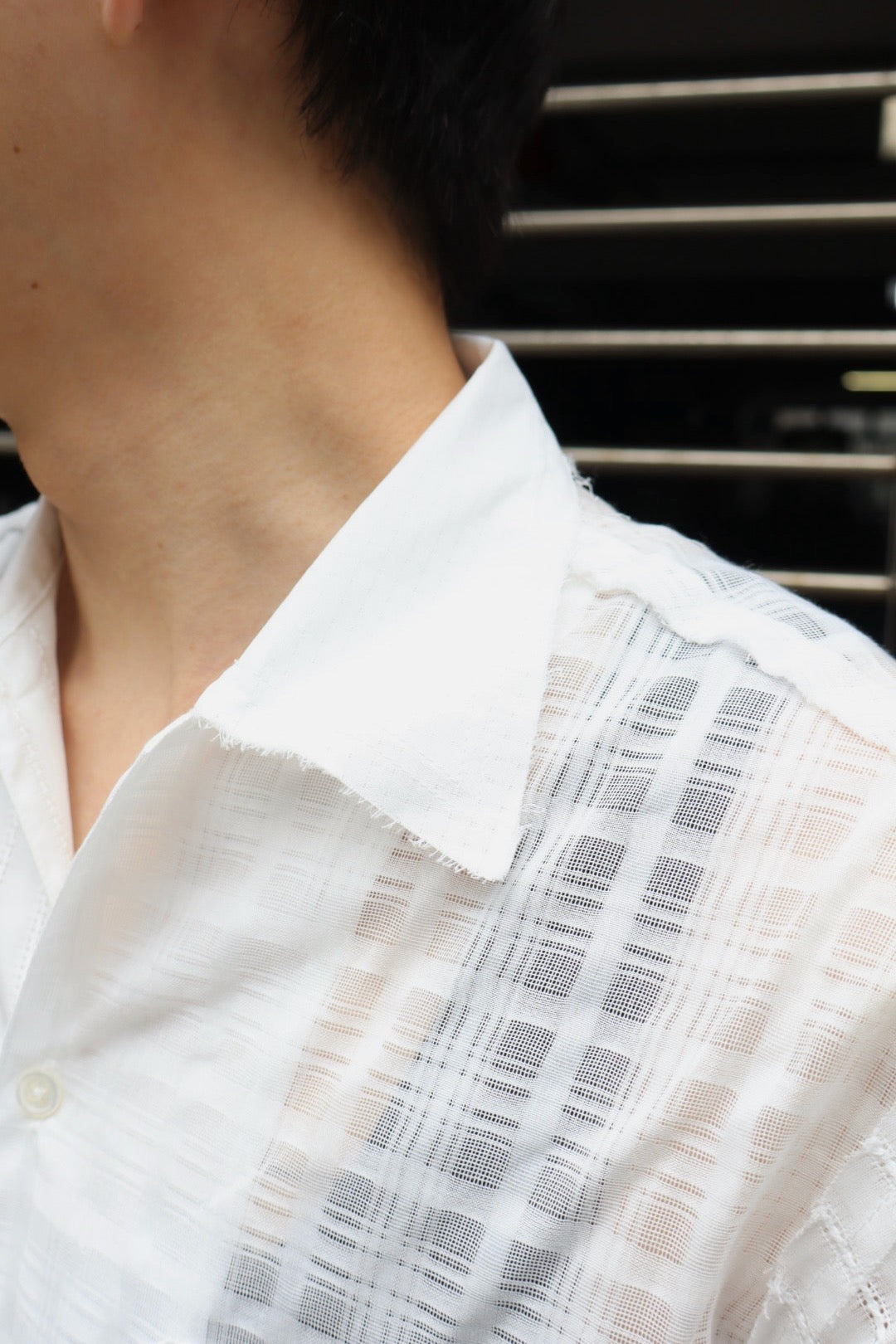 よ*こ様 【FAF】FAFシャツ　size3 FAF(エフエーエフ)のPatch Work Shirts WHITEの通販｜PALETTE art