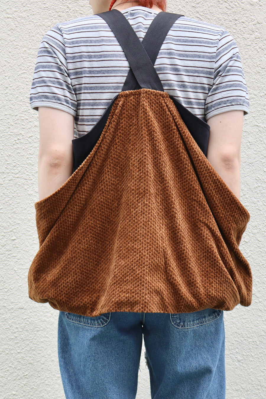 Urig  BI FABRIC GAME VEST(BLACK BROWN)