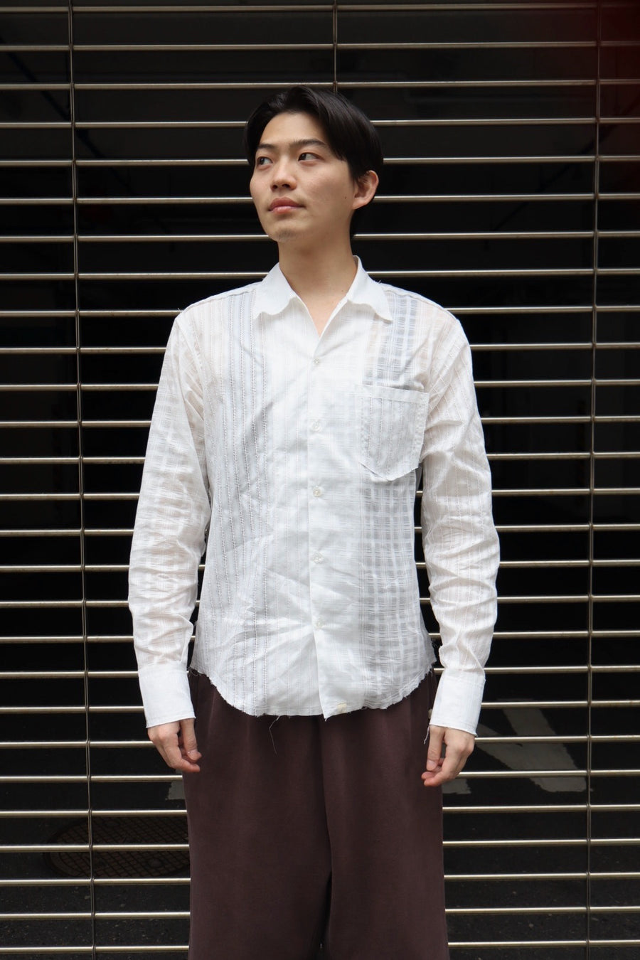 FAF(エフエーエフ)のPatch Work Shirts WHITEの通販｜PALETTE art