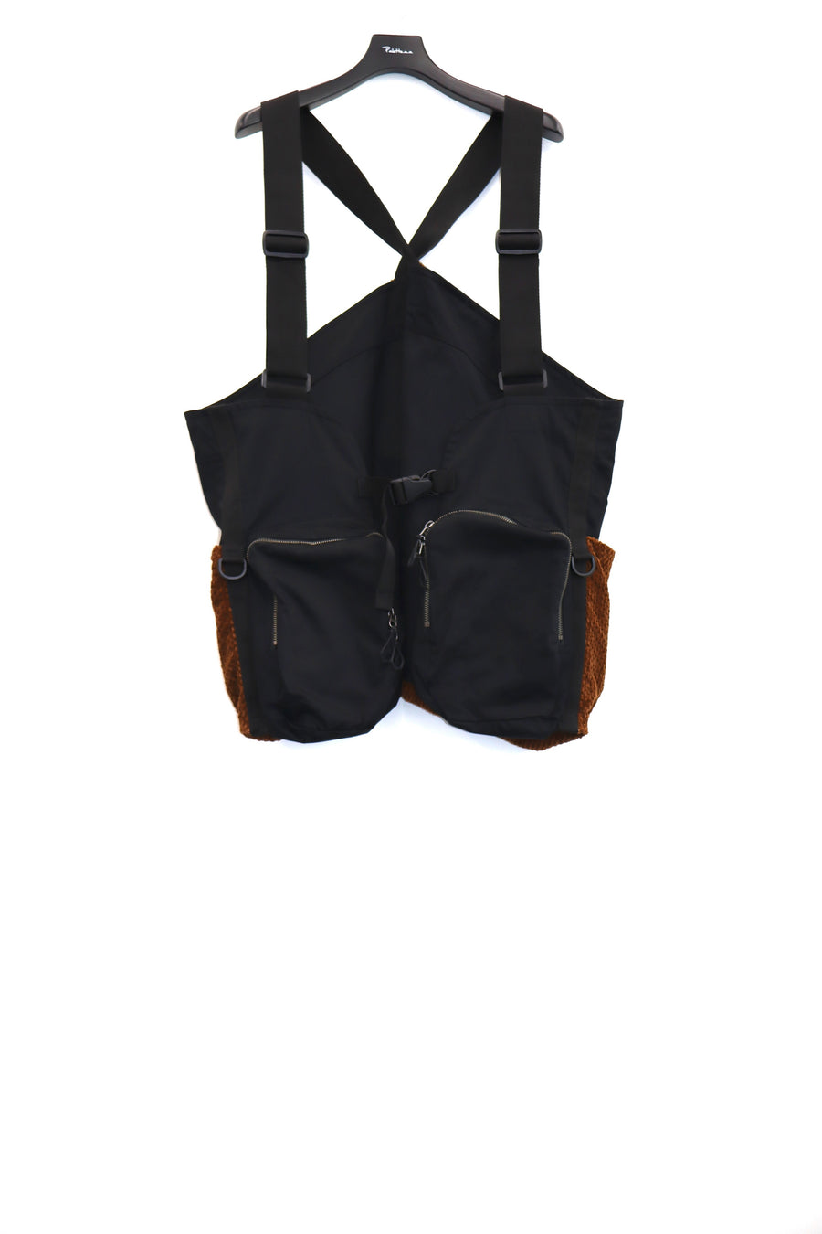 Urig  BI FABRIC GAME VEST(BLACK BROWN)