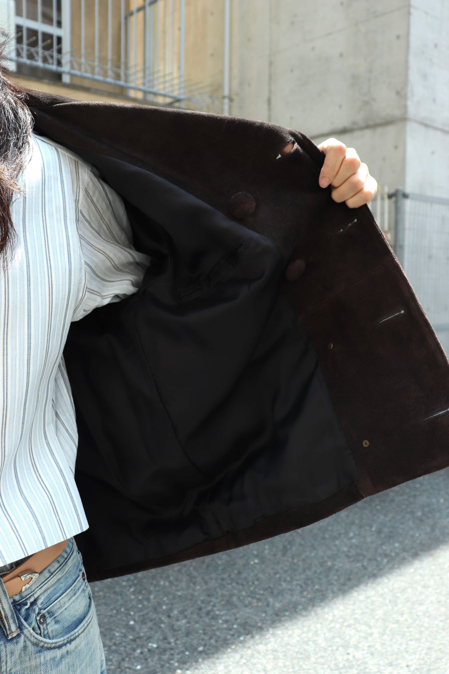 SUGARHILL  SUEDE LEATHER BLOUSON