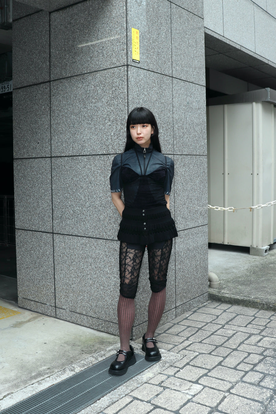 FETICO(フェティコ)のSHEER PANELED VELOUR BODYSUITの通販｜PALETTE
