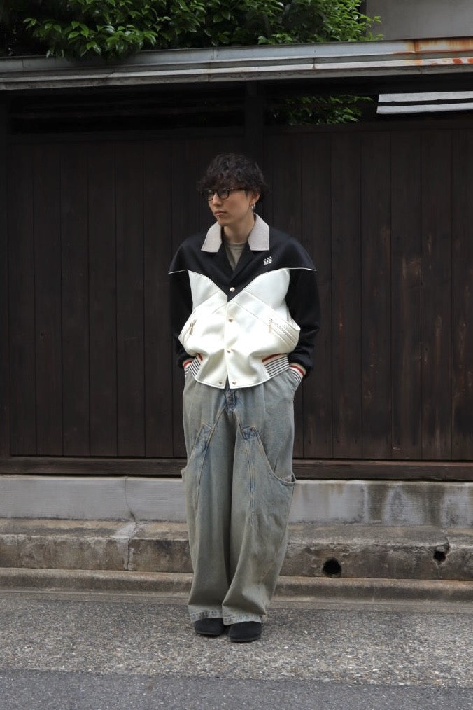 NAMESAKE  BILLIE BIBS DENIM PANTS(POST INDIGO)