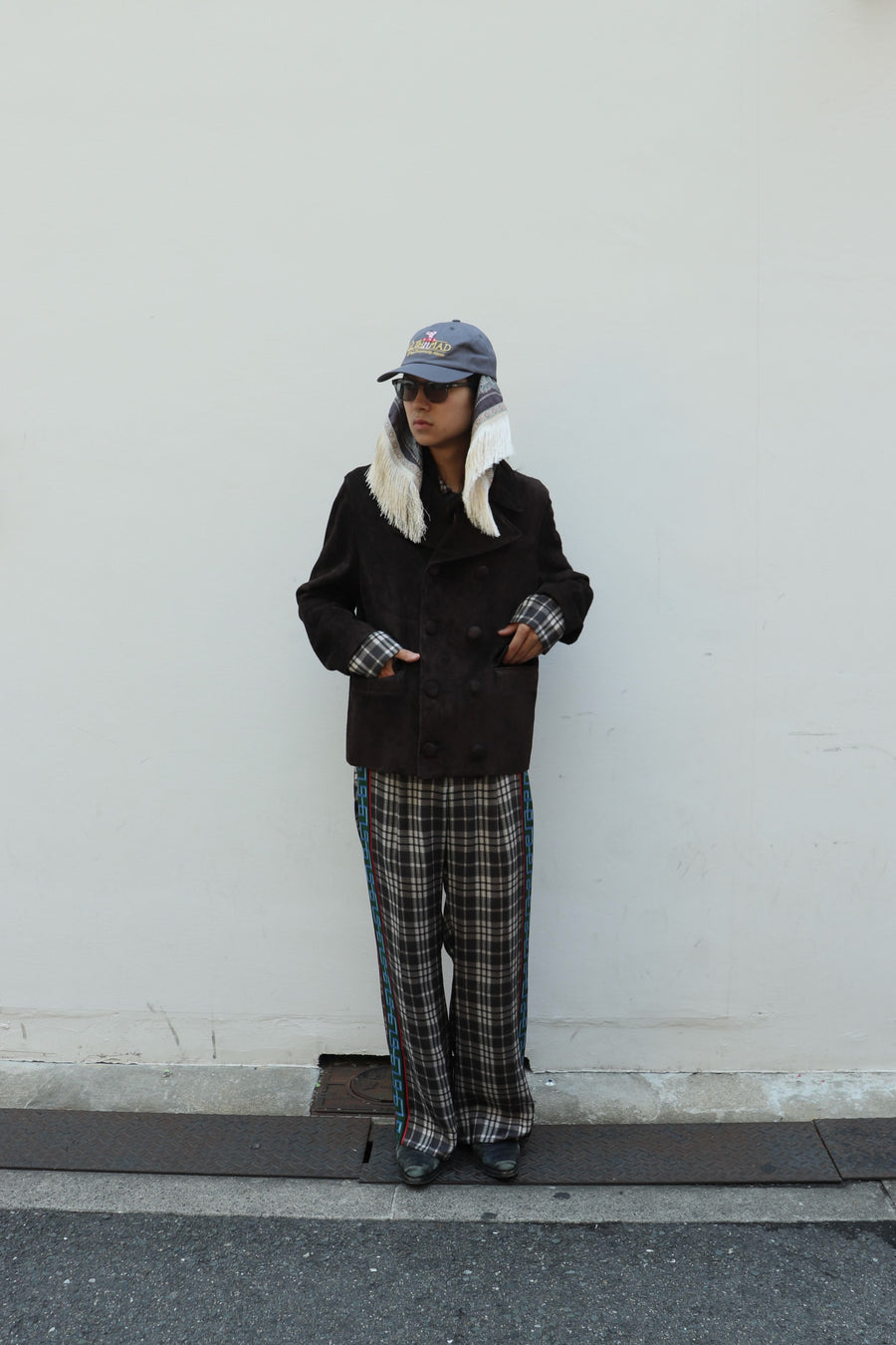 SUGARHILL  FRINGE BANDANA(PURPLE)