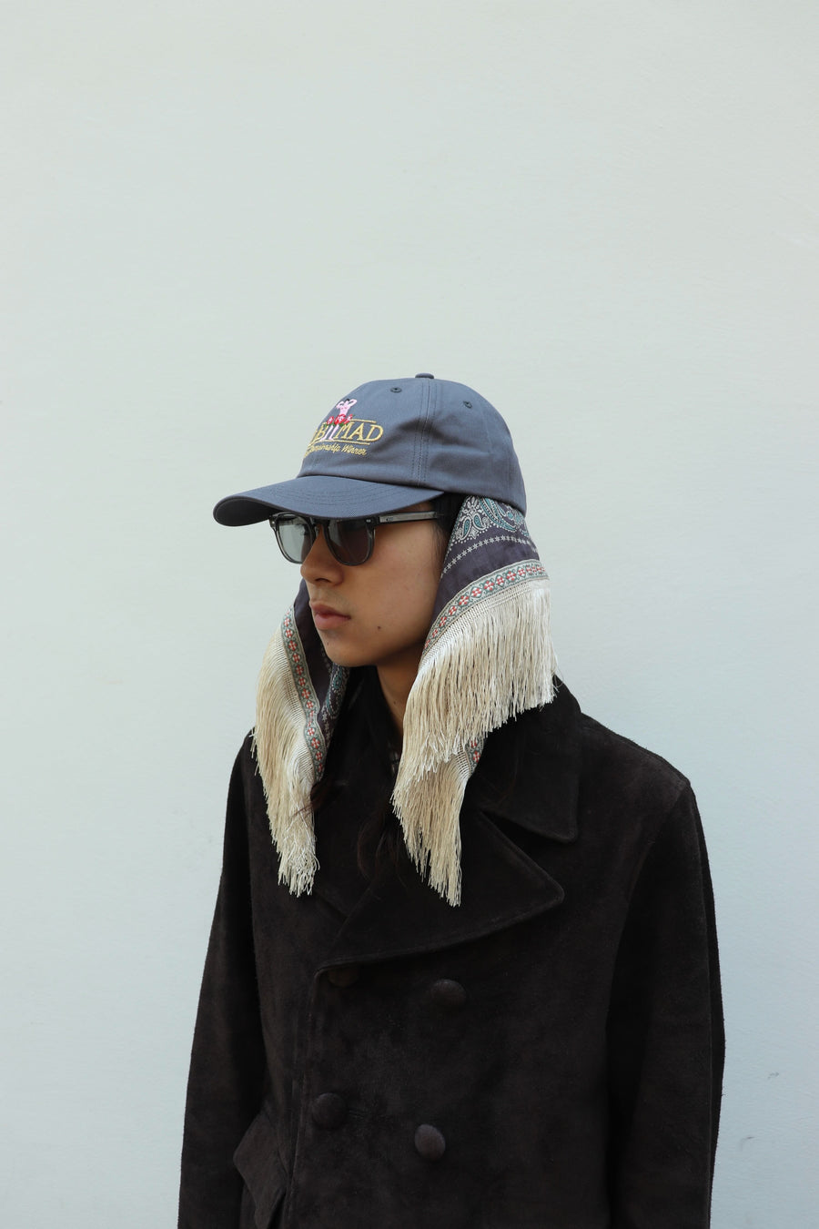 SUGARHILL  FRINGE BANDANA(PURPLE)