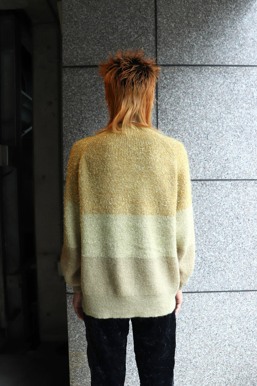 TOGA VIRILIS  Gradation knit pullover(YELLOW)