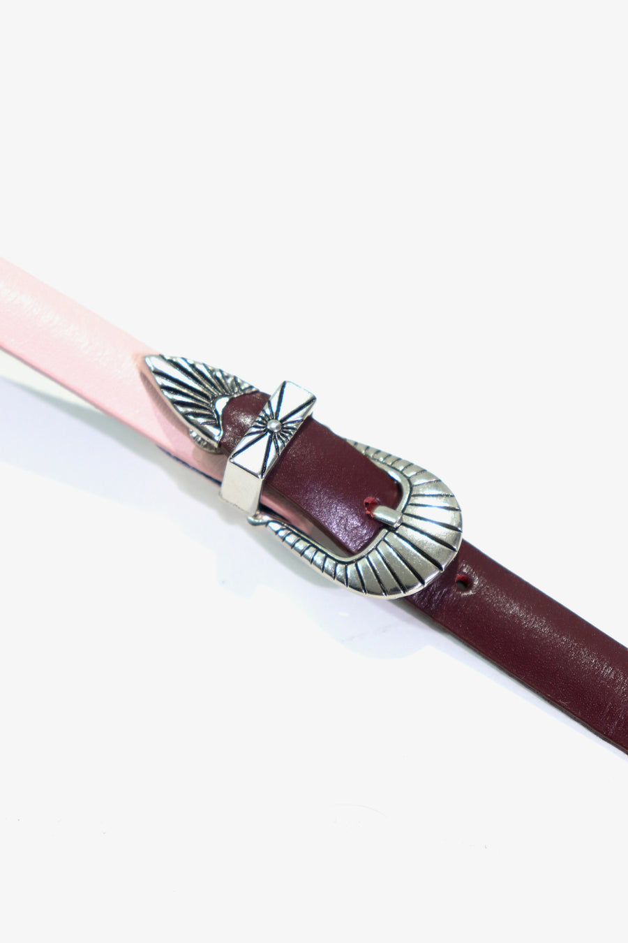 TOGA(トーガ)のDouble buckle leather bangle L.PINKの通販｜PALETTE