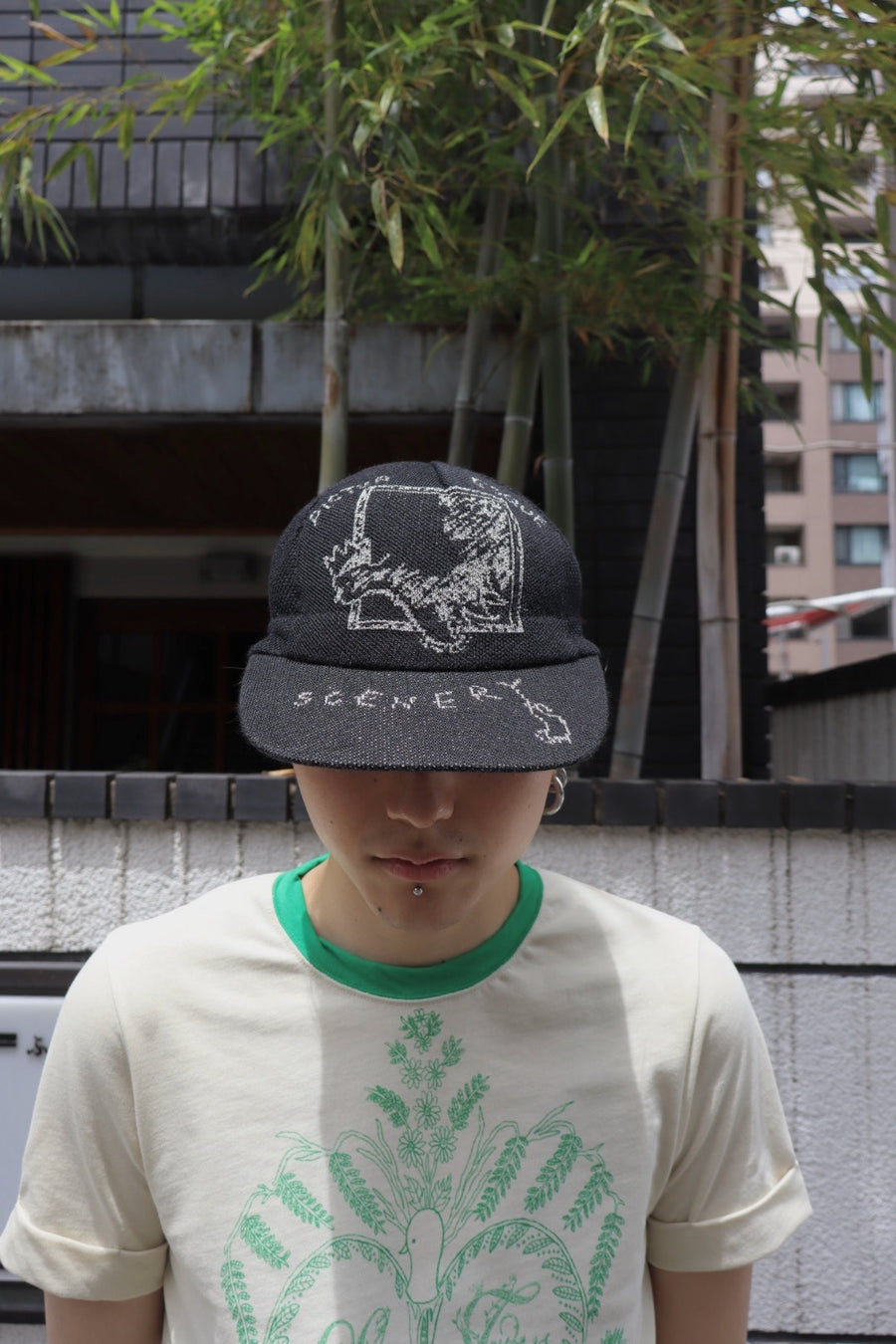 Colour Less Cap SHINYAKOZUKA(シンヤコヅカ)のELUSIVE KNIT CAP WITH KIJIMA TAKAYUKI COLOURLESS ...