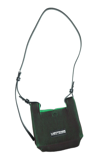 LASTFRAME  WRAP BAG MINI STRAP(BROWN×GREEN)