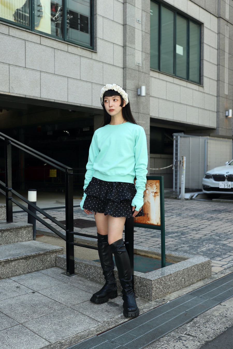 kotohayokozawa  SPA HEADBAND HEAVYWEIGHT(OATMEAL)