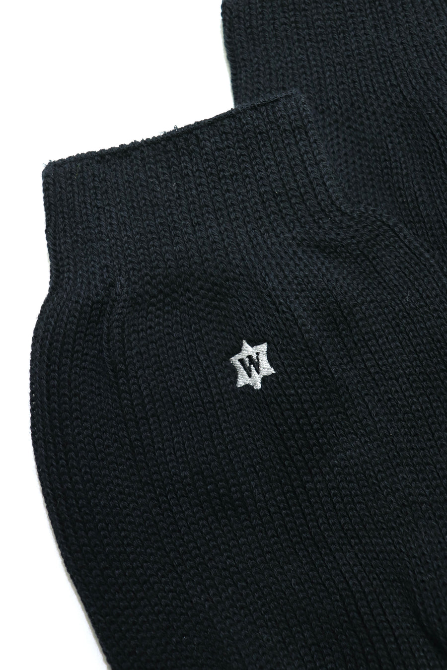 [ー] MINUS × WHIMSY  Logo Socks LOOSE FIT(BLACK)