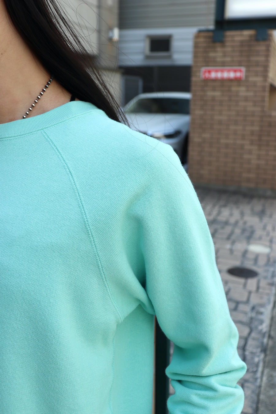 kotohayokozawa  HEAVYWEIGHT CUFF-GLOVE TOP(MINT)