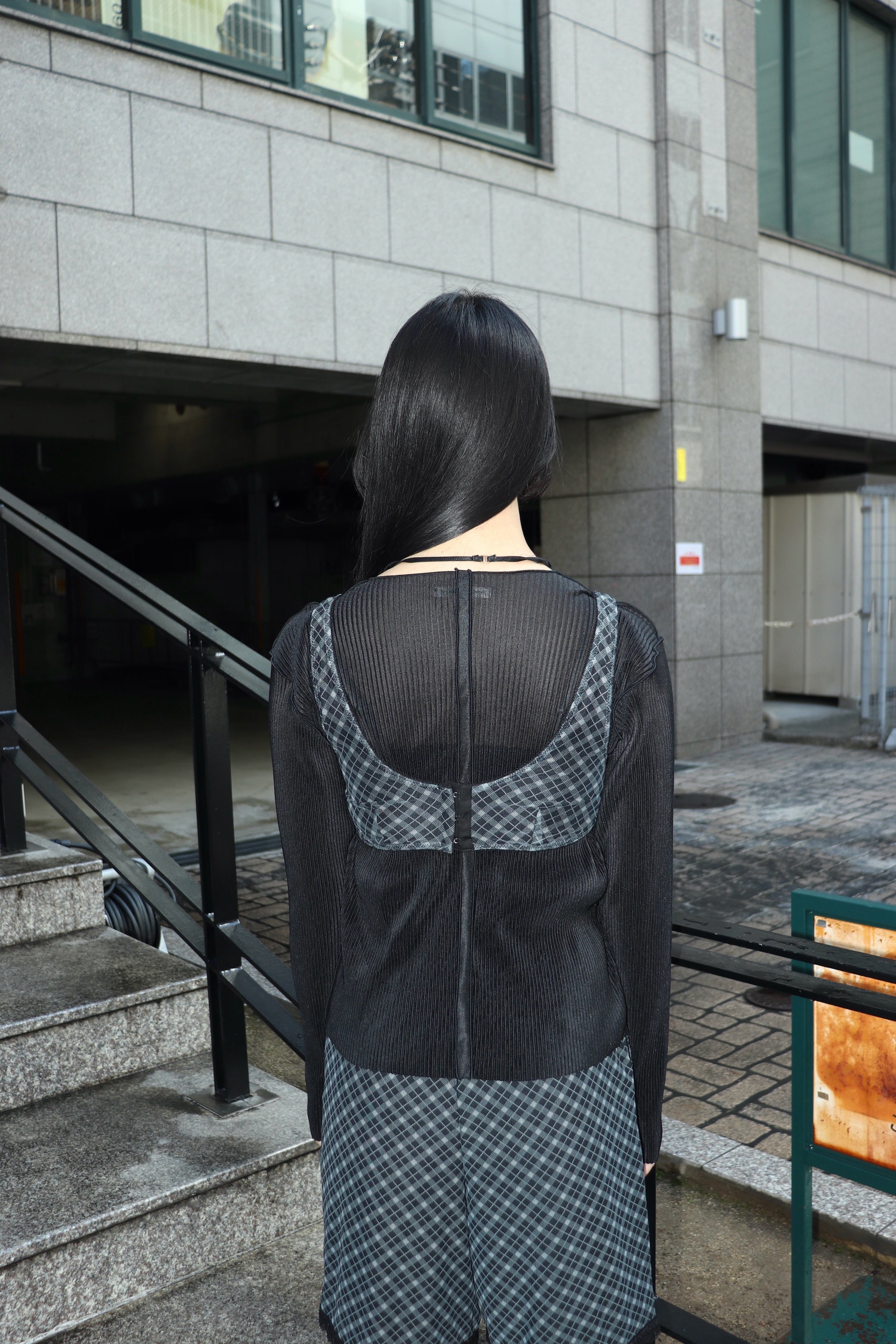 PERVERZE(パーバーズ)のLace-trim Bra BLACKの通販｜PALETTE art alive 