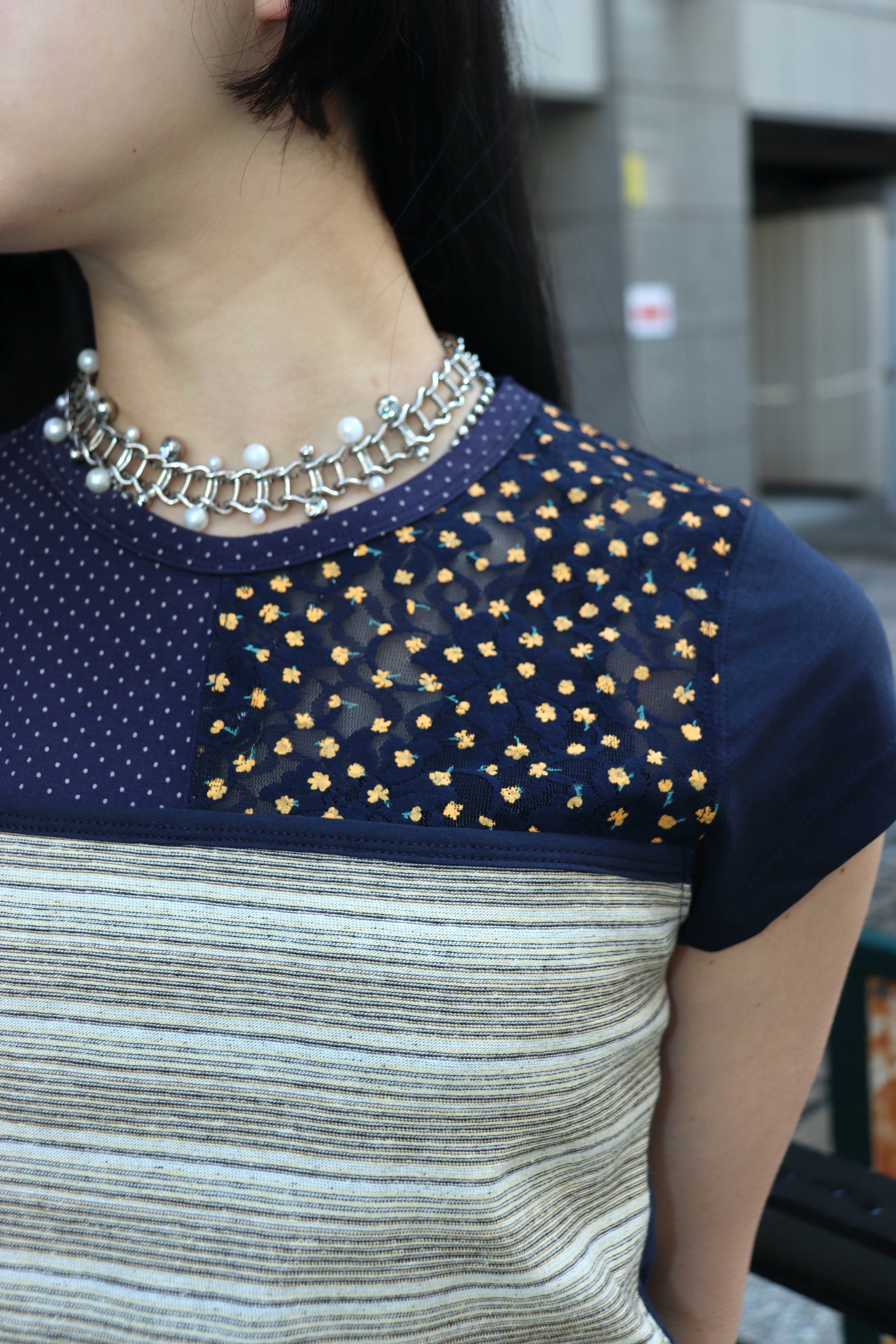PERVERZE(パーバーズ)のMixed Mini Tee NAVYの通販｜PALETTE art alive