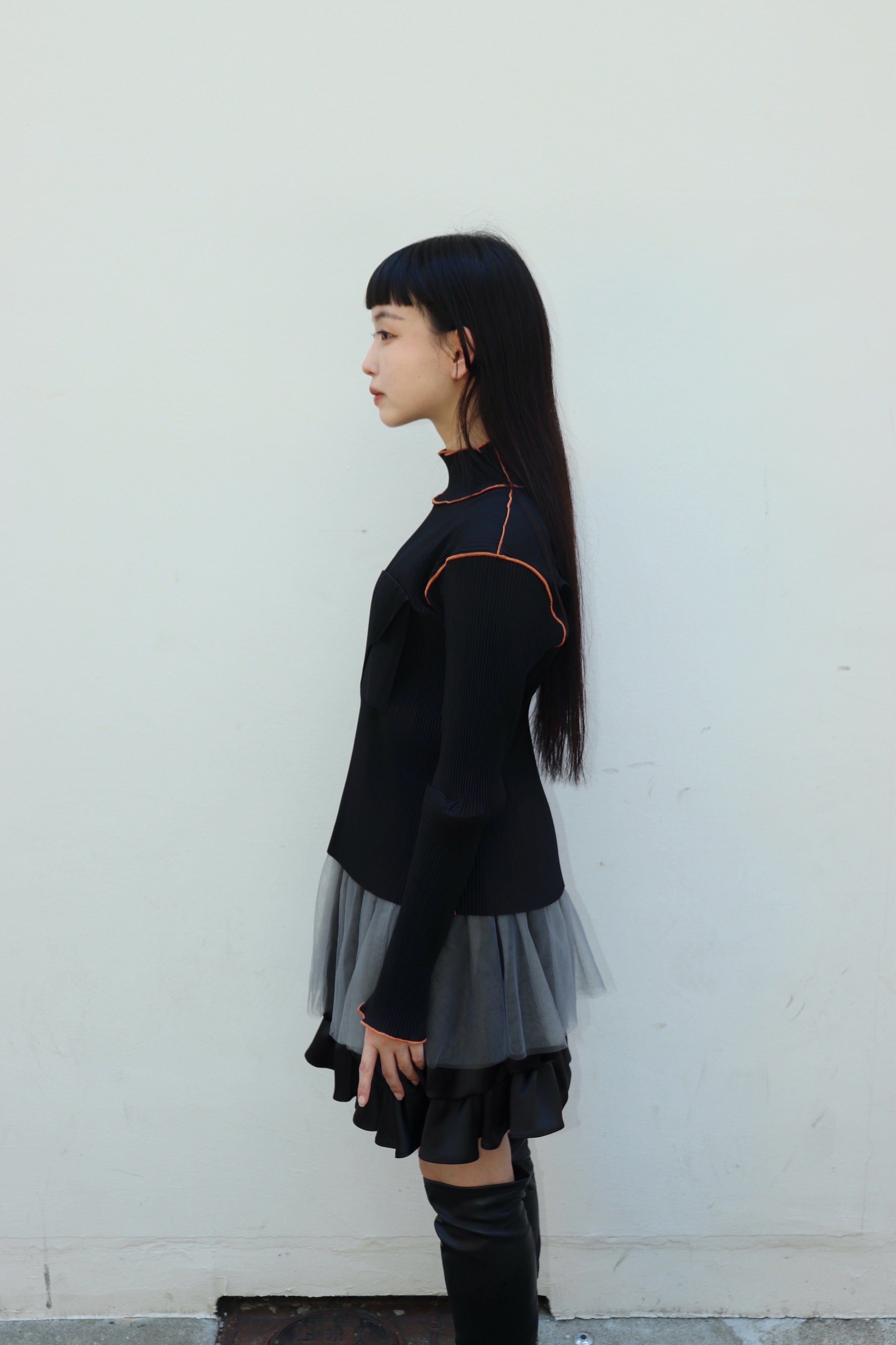 kotohayokozawa(コトハヨコザワ)のT*D* WAVE LONG SLEEVE TOP HIGH