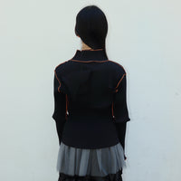 kotohayokozawa(コトハヨコザワ)のT*D* WAVE LONG SLEEVE TOP HIGH