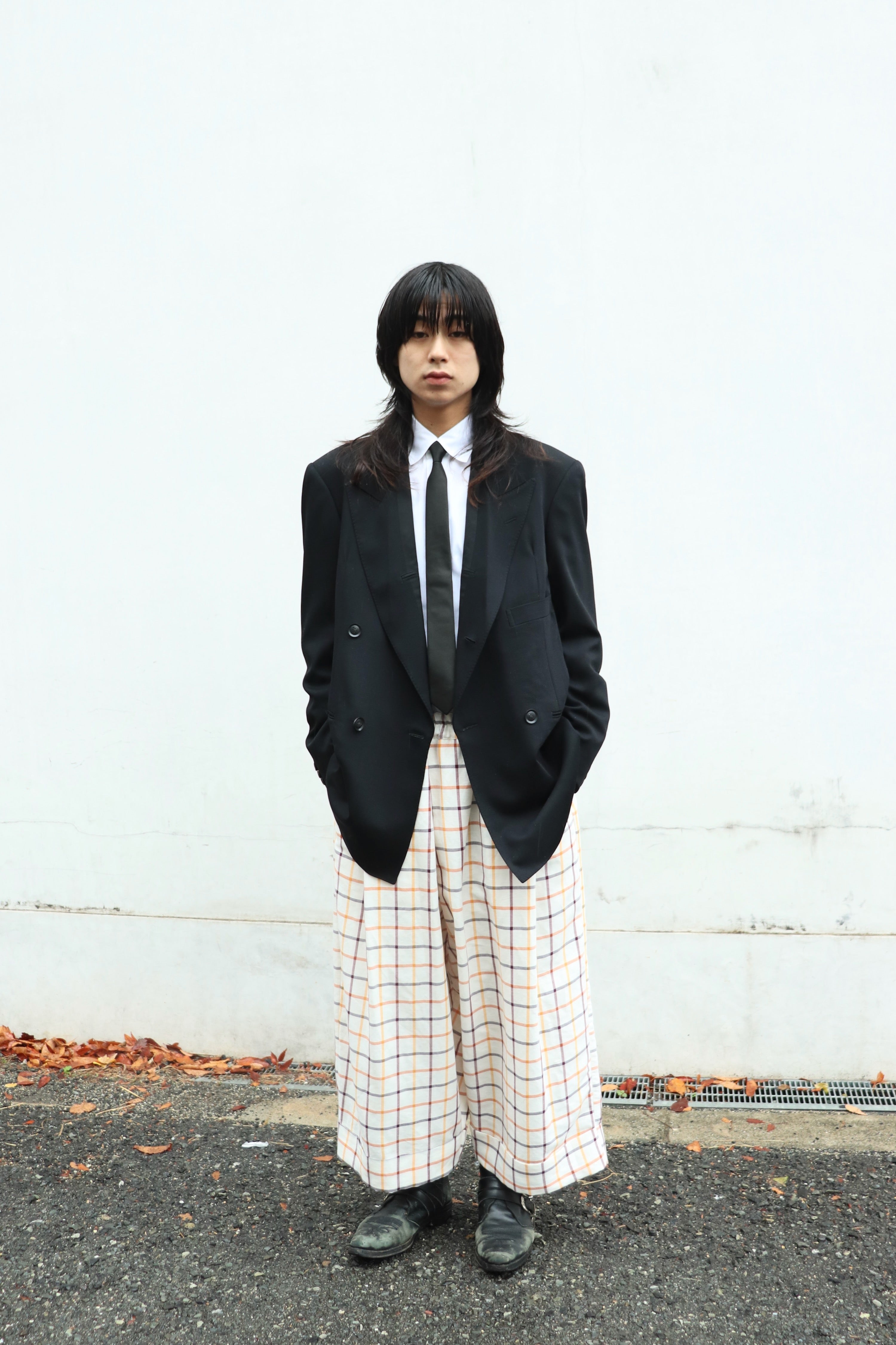 SOSHIOTSUKI(ソウシオオツキ)のINSIDE LAPEL JACKET BLACKの通販