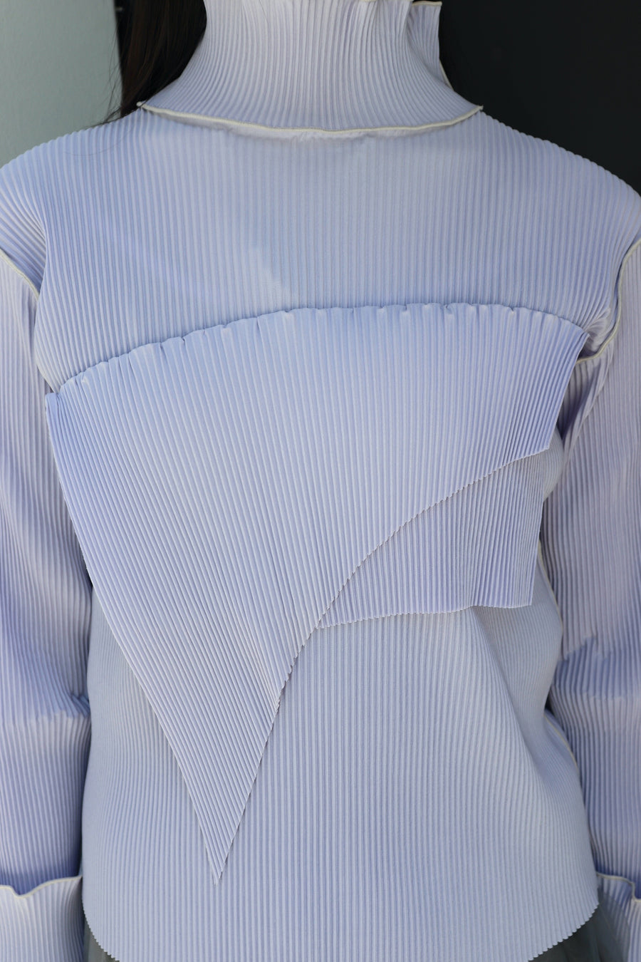 kotohayokozawa  T*D* WAVE LONG SLEEVE TOP HIGH NECK(LAVENDER)