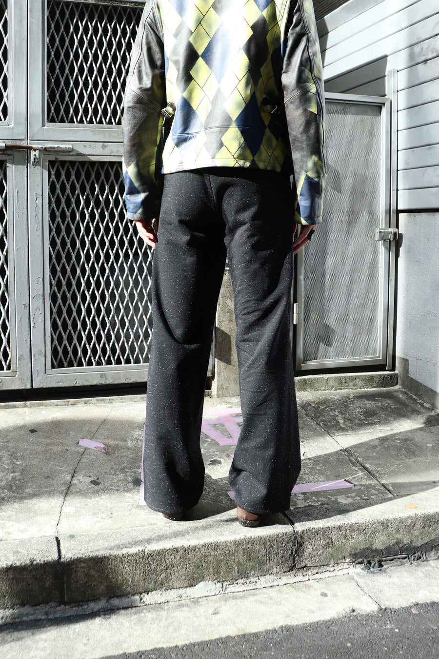 MASU  WIDE SWEAT PANTS(BLACK)