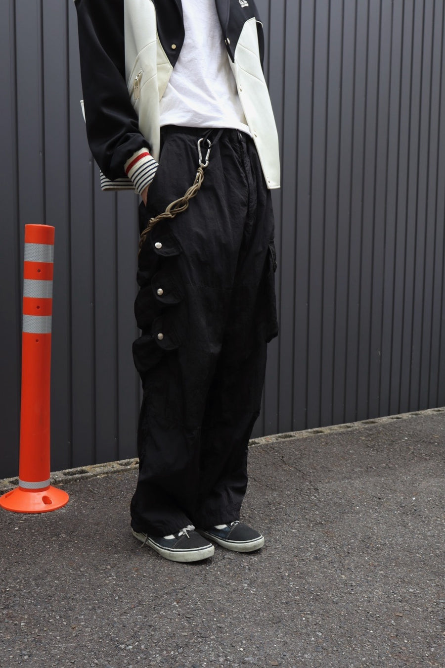 NULABEL  ROPE CARABINER(BEIGE)