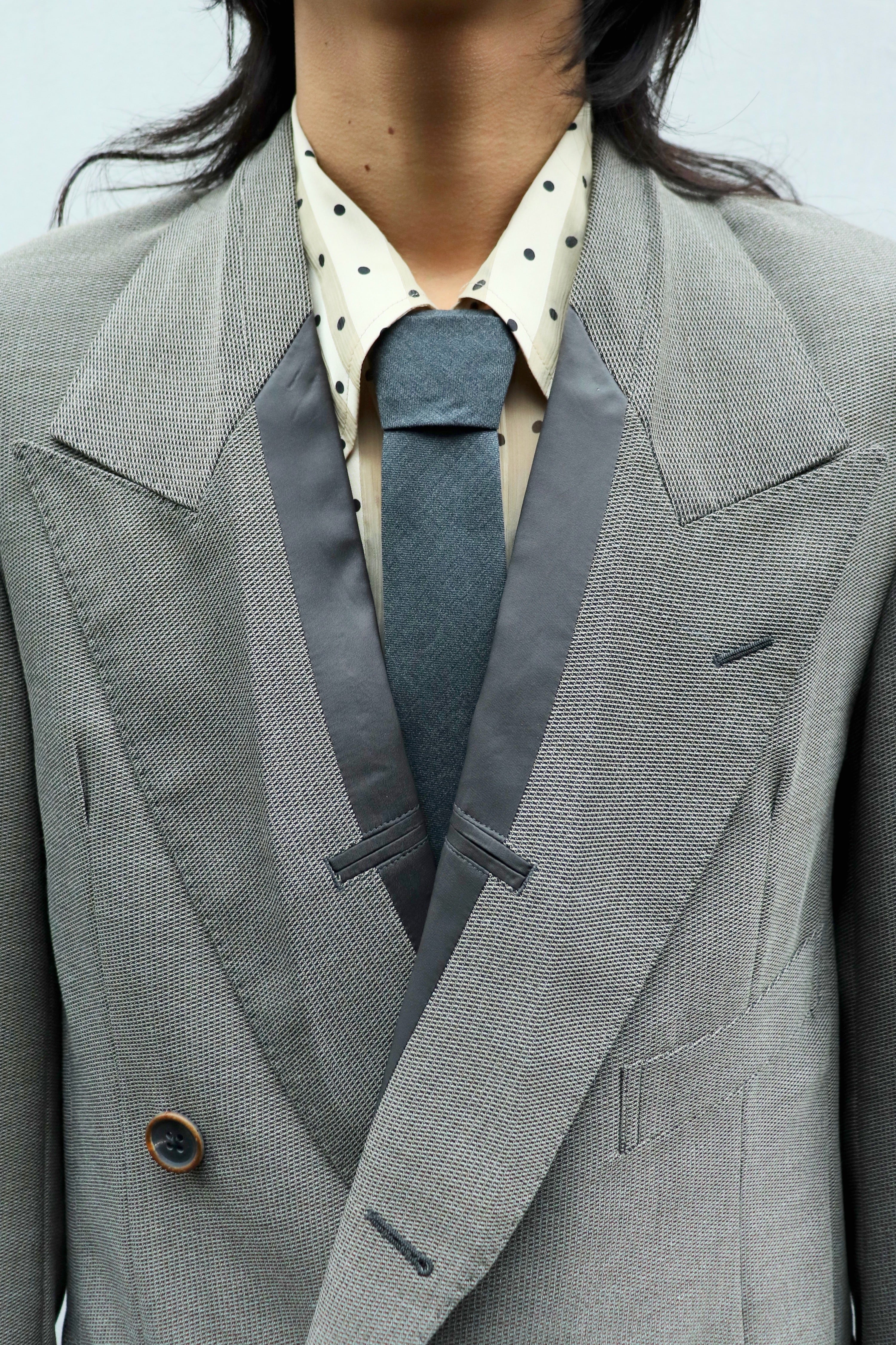 SOSHIOTSUKI(ソウシオオツキ)のINSIDE LAPEL JACKET GRAYの通販
