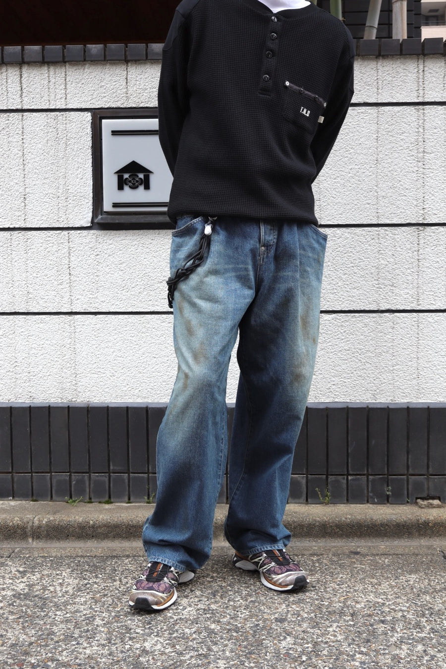 NULABEL  ROPE CARABINER(BLACK)