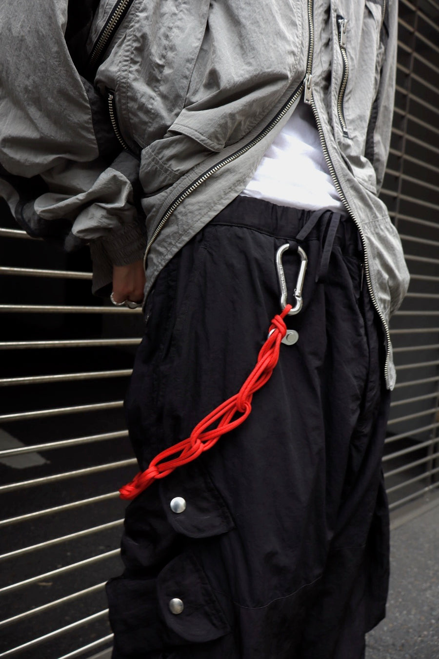 NULABEL  ROPE CARABINER(RED)