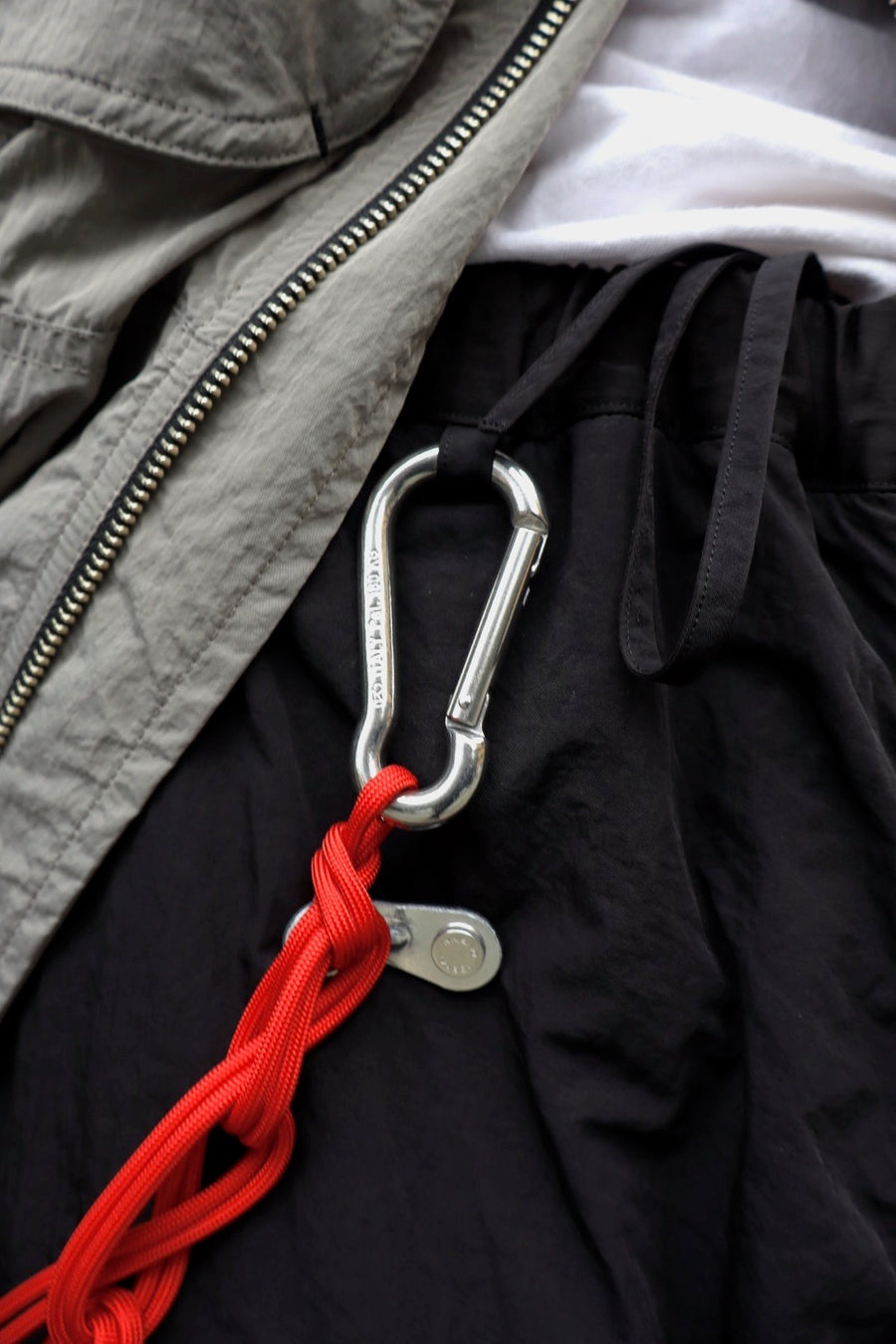 NULABEL  ROPE CARABINER(RED)