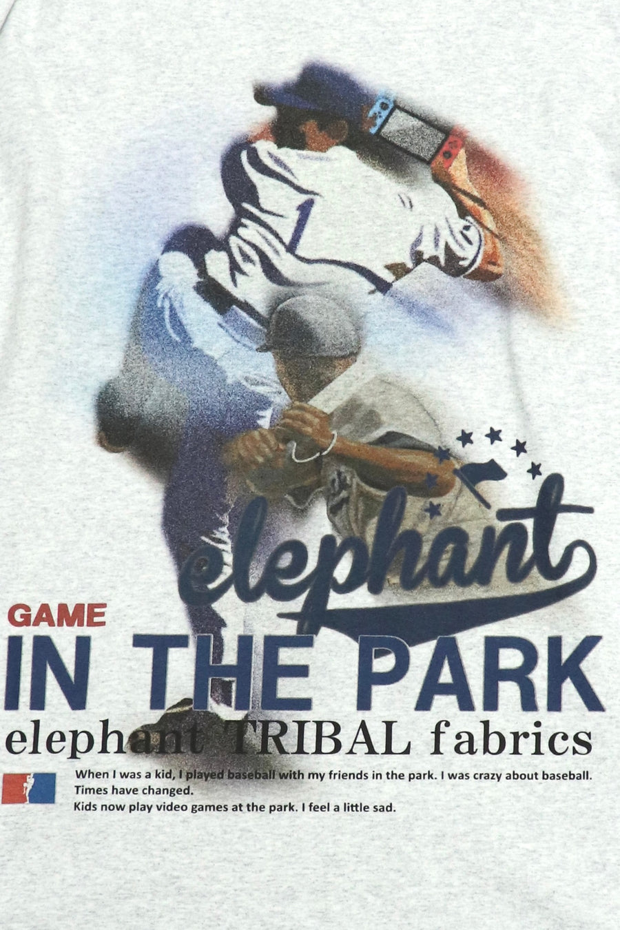 elephant TRIBAL fabrics  Graphic LT-A(ASH)