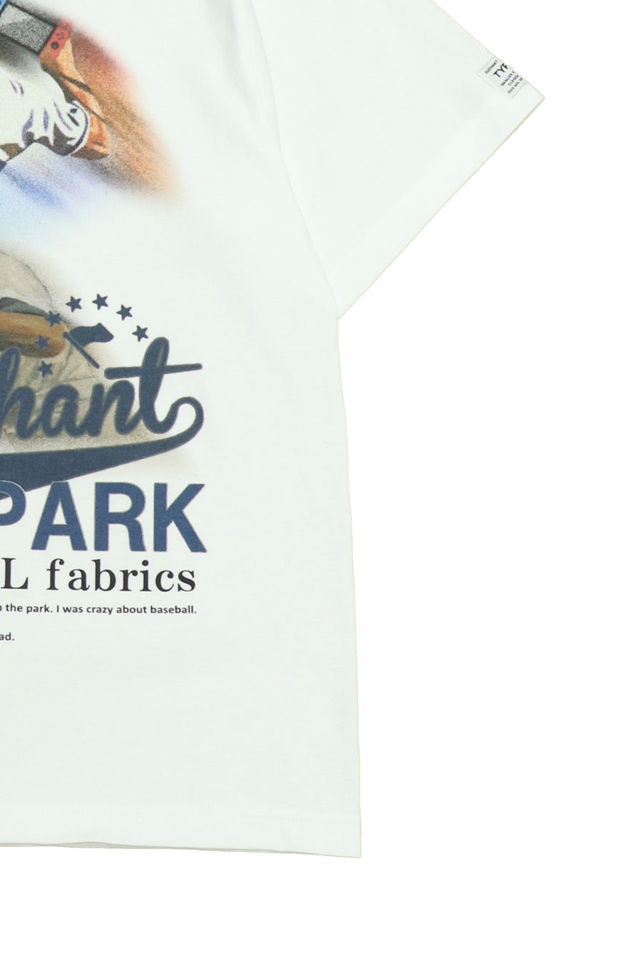 elephant TRIBAL fabrics  Graphic T-A(WHITE)