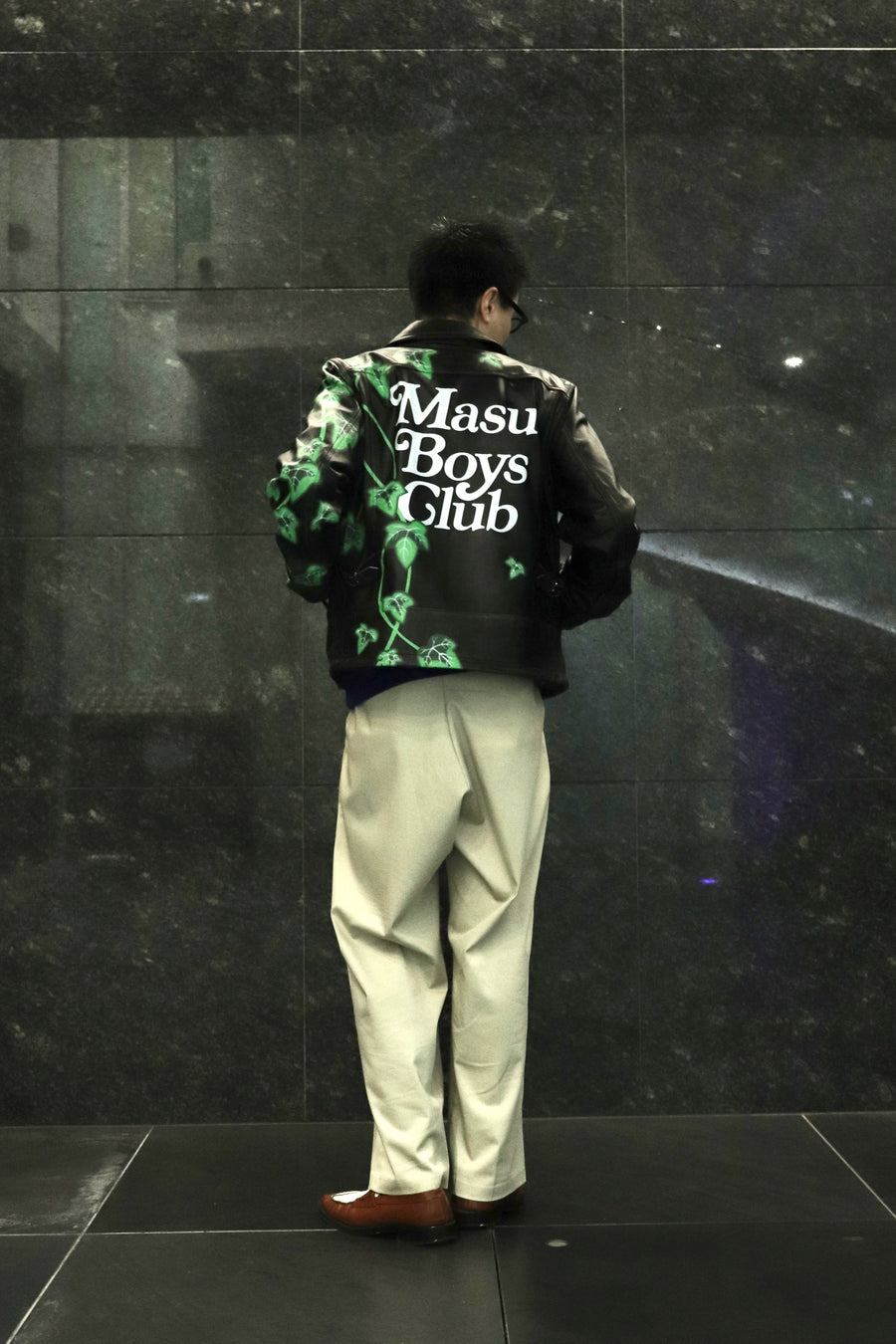 MASU  “MASU X VERDY” M.B.C. LEATHER SPORTS JACKET