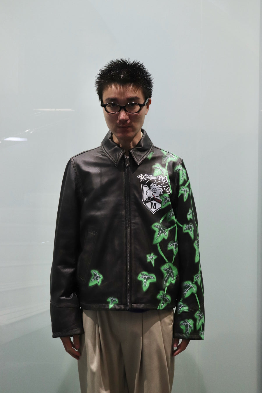 MASU  “MASU X VERDY” M.B.C. LEATHER SPORTS JACKET