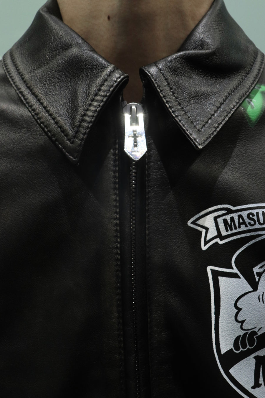 MASU  “MASU X VERDY” M.B.C. LEATHER SPORTS JACKET